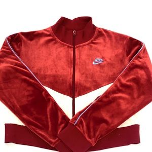 Nike HERITAGE Women's Velour Colorblock Varsity jacket